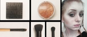Products: Eyebrow Powder: Benefit BrowZingas, Auburn Bronzer: Physicians Formula, magic mosaic light  Tool: Benefit, hard angle & Tweezerman, Flat top foundation &  Elf, Flawless concealer brush