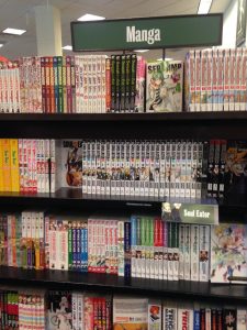 manga shelves for fact