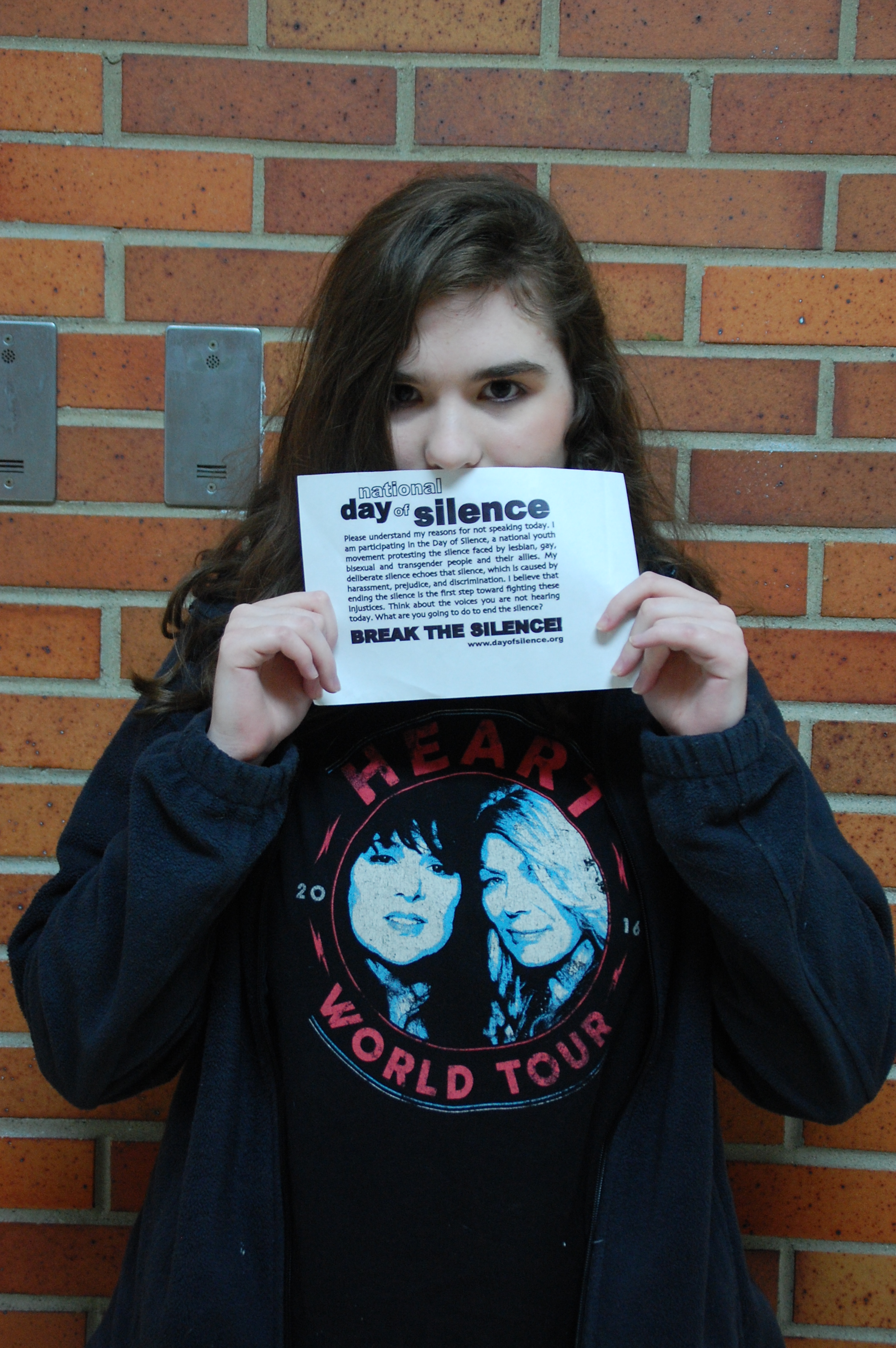 DHS students participate in National Day of Silence